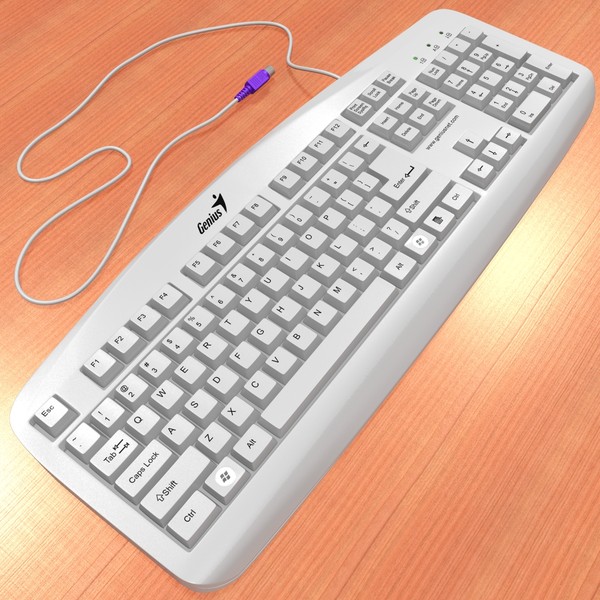 3dsmax genius kb-110 keyboard key - Keyboard KB-110 Genius by PROmax_